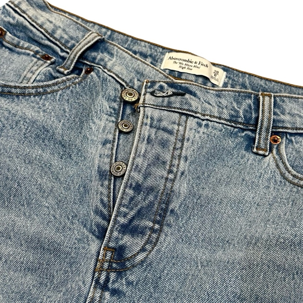 Abercrombie & Fitch Demin Mini Skirt - Picture 2 of 6